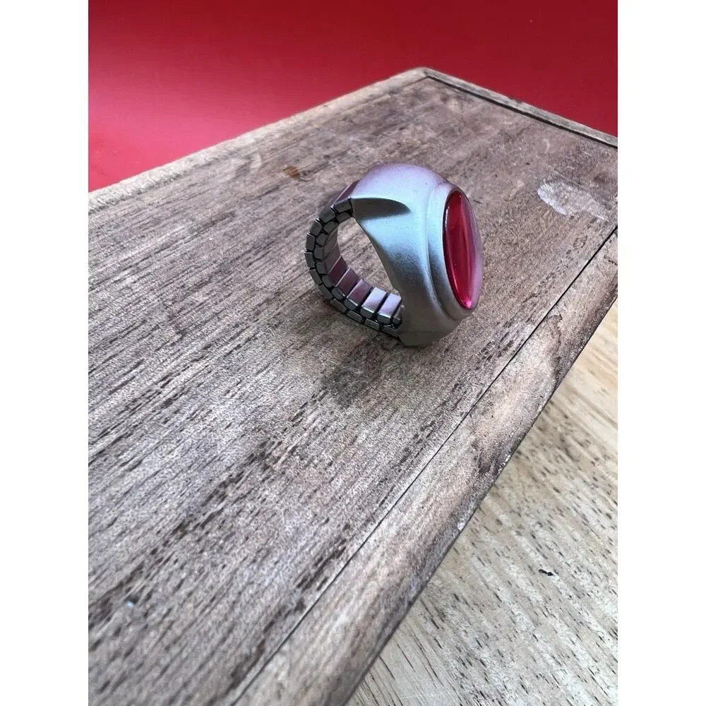 Vintage Disney Minnie Mouse Finger Ring Watch Working Japan Mov’t DIS/R/03 Rare